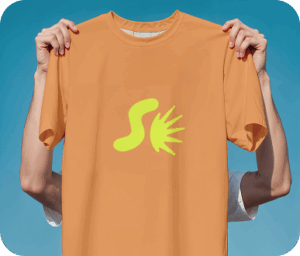 T-shirt-solarpop-Street-orange 1